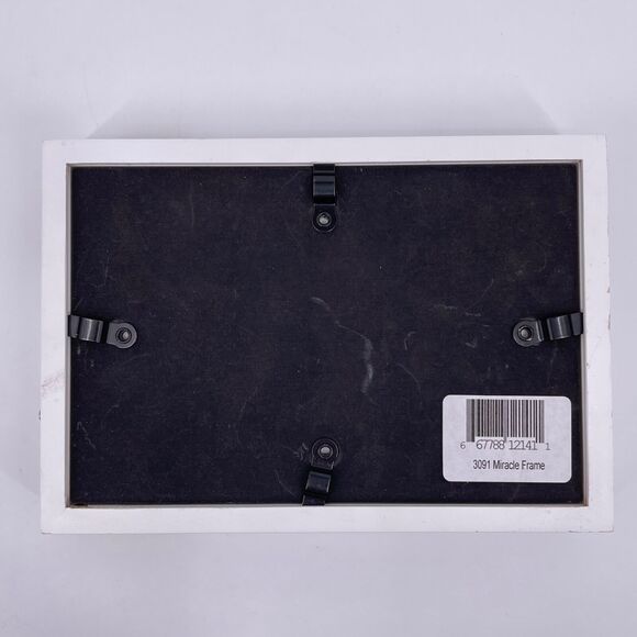 MIRACLE Poem Baby Photo Frame Grandparent Gift Co Folding #3091 One 2.5x4 Photo - Picture 5 of 7